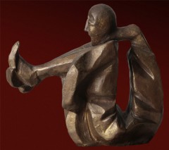 Contorsionista I - bronzo a cera persa cm10x11x18 - 1998
