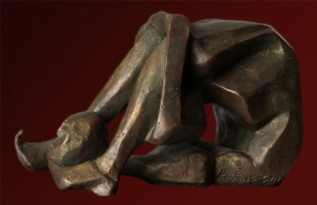 Contorsionista II - bronzo a cera persa cm20x16x18 - 1998
