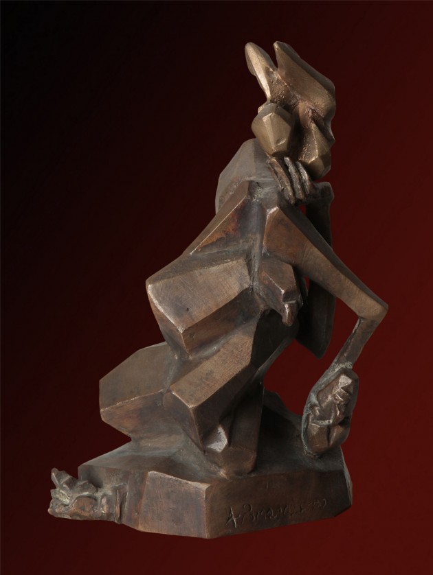 La madre - bronzo a cera persa cm26x12x15 - 2001