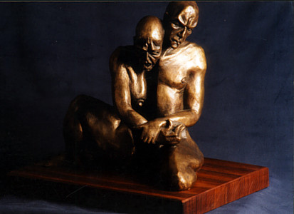 Metamorfosi - bronzo a cera persa cm35x32x21 - 1998