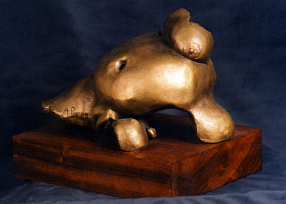 Nascita - bronzo a cera persa cm22x34x22 - 1997
